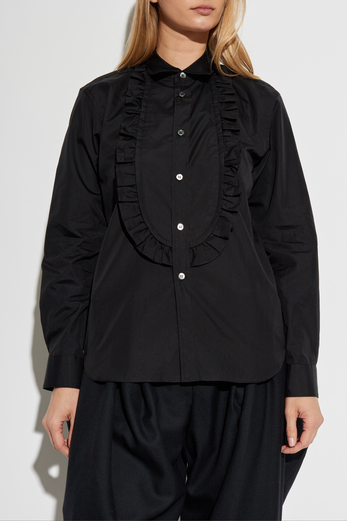 Comme des Garçons Black Shirt with jabot | Men's | Vitkac